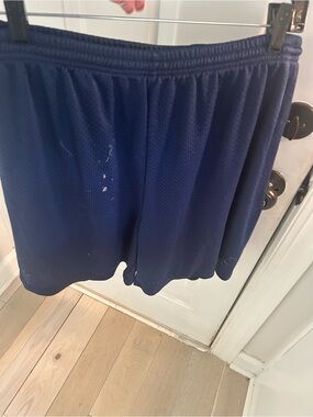 NIKE Classic Mesh Athletic Shorts in Deep Navy